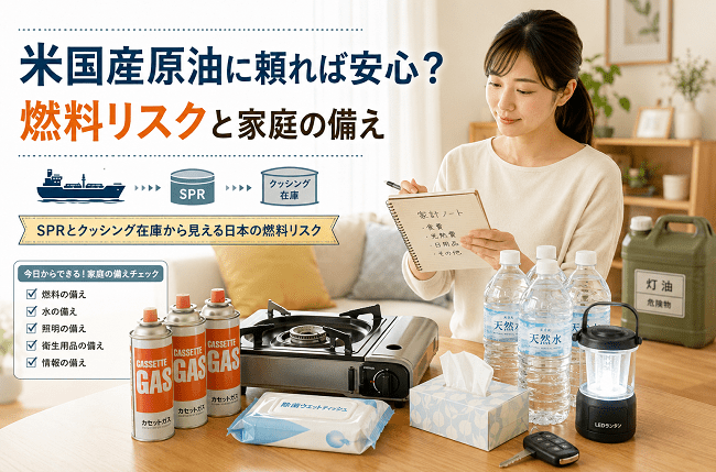 米国産原油に頼れば安心？SPRとクッシング在庫から見える日本の燃料リスクのアイキャッチ画像