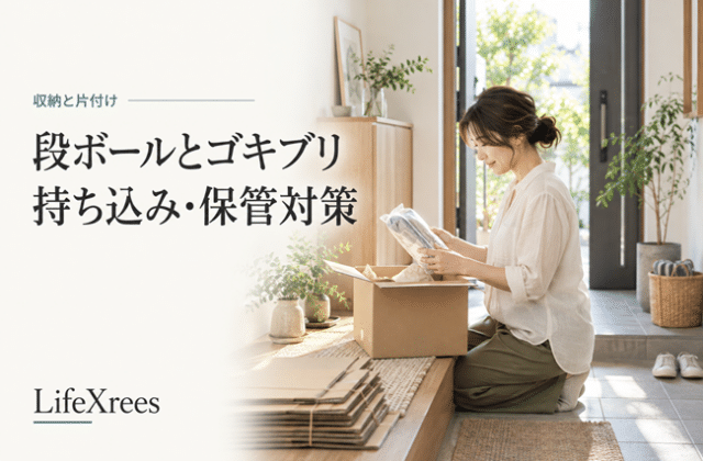段ボールにゴキブリは潜む？通販箱を家に置くときの注意と片付け方