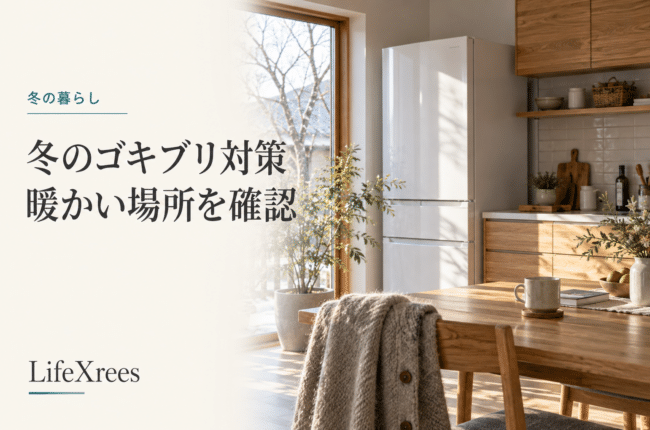 冬でもゴキブリが出るのはなぜ？暖房・家電・集合住宅で越冬する場所