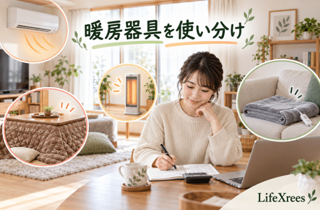 暖房の電気代を抑えるには？エアコン・こたつ・電気毛布の使い分け